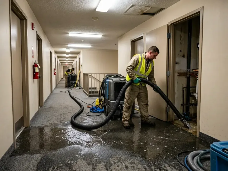 multi-unit-apartment-hallway-f-005 — frequently asked questions, Emergency Burst Pipe Water Extraction & Removal in Essex Ju…
